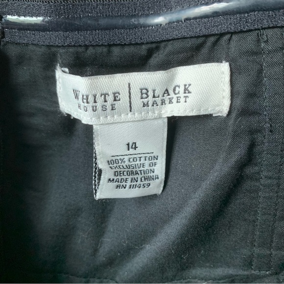 White House Black Market Embroidered Floral Halter Sundress - Picture 5 of 5